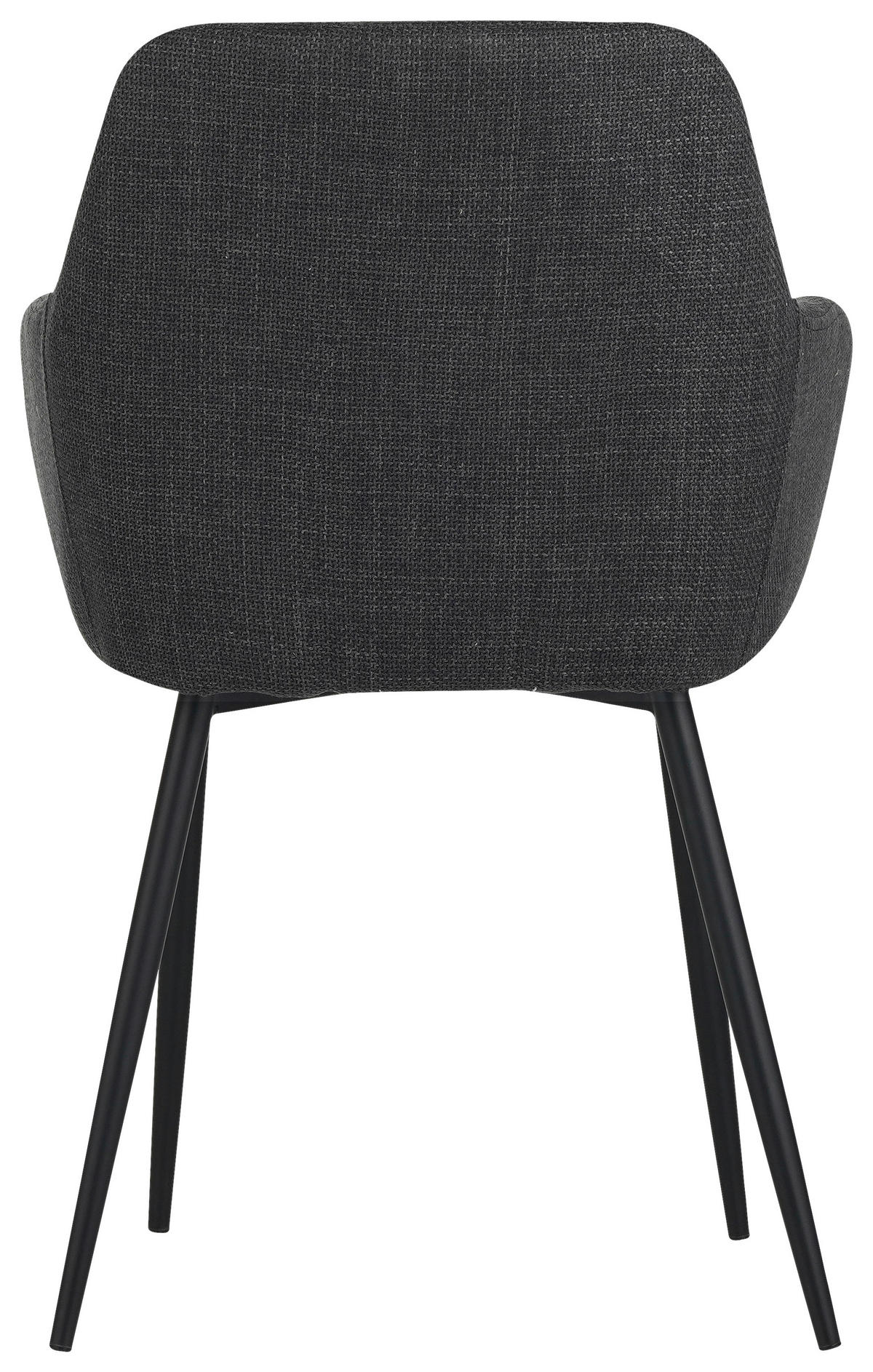 Armlehnstuhl Maria, 2er-Set anthrazit Microfaser Webstoff B/H/T: ca. 55x84x61 cm Maria, 2er-Set - anthrazit (55,00/84,00/61,00cm) - Hela