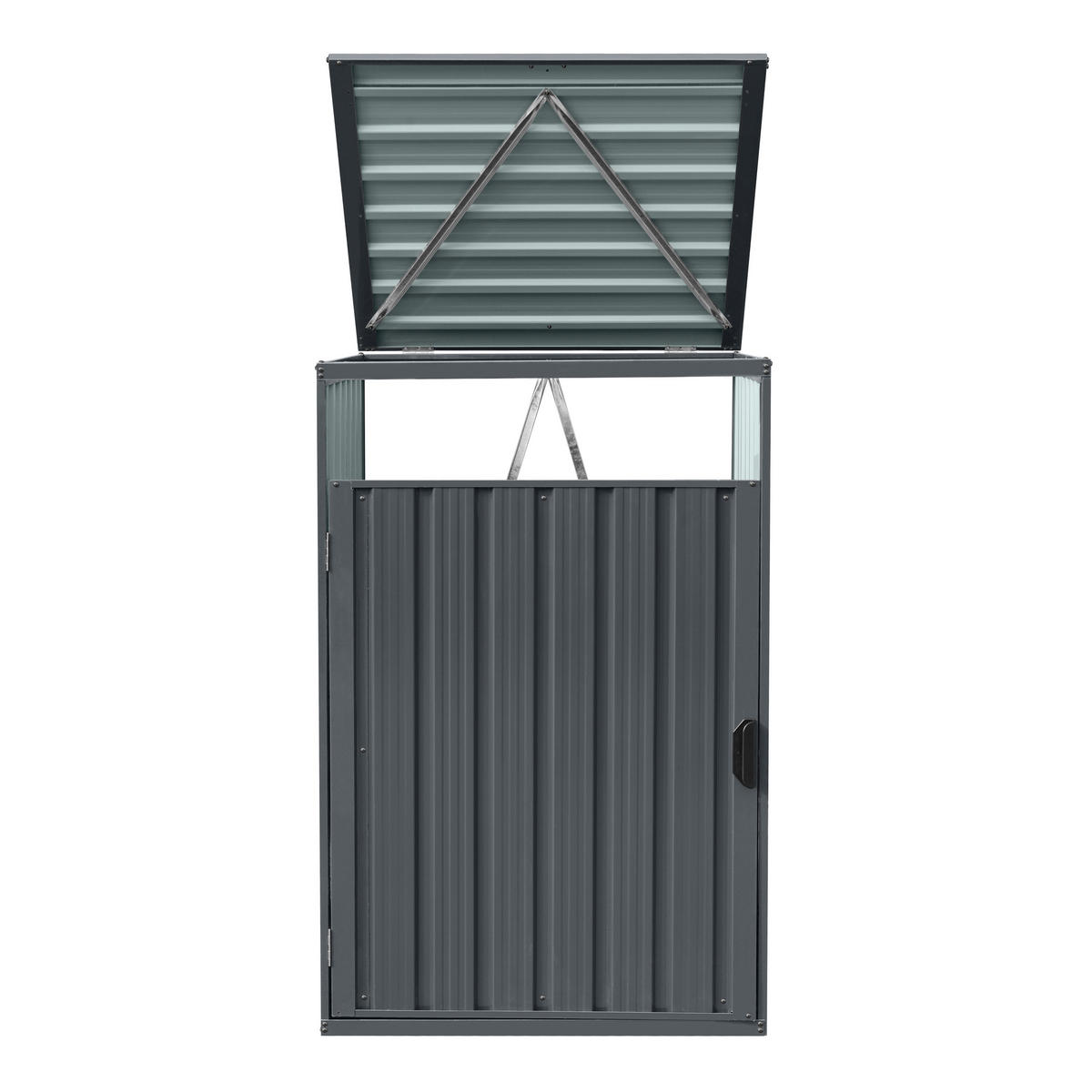AXI Outdoor Living Mülltonnenbox Owen anthrazit B/H/L: ca. 80x122x80 cm Owen - anthrazit (80,00/80,00/122,00cm) - AXI Outdoor Living