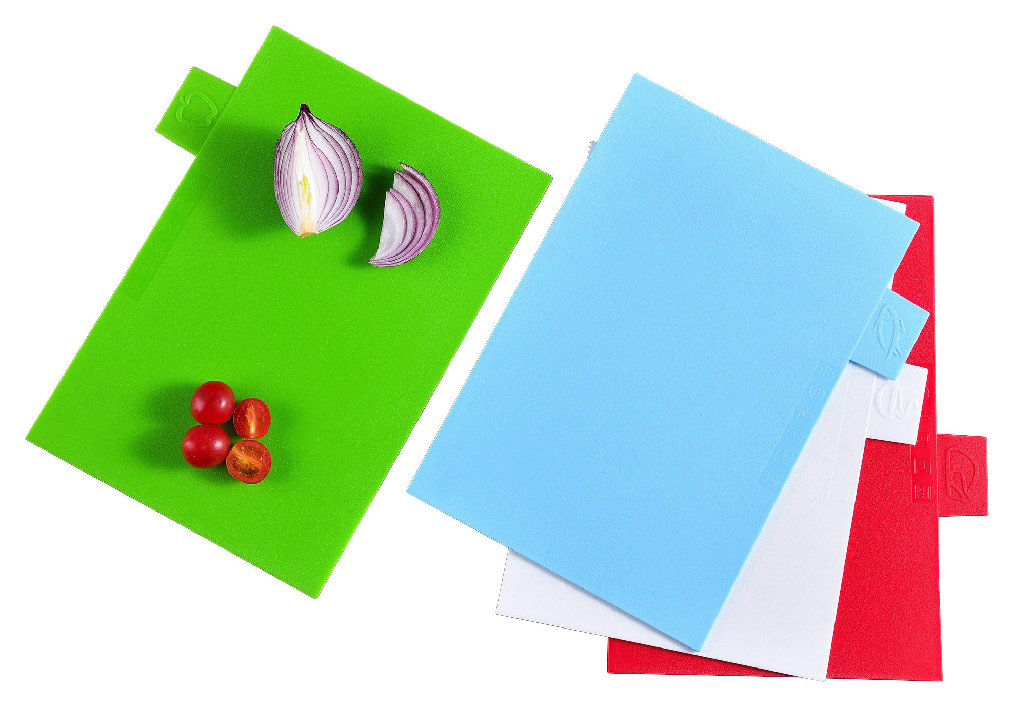 BERGNER Schneidbrettset Colors Colors - multicolor - BERGNER