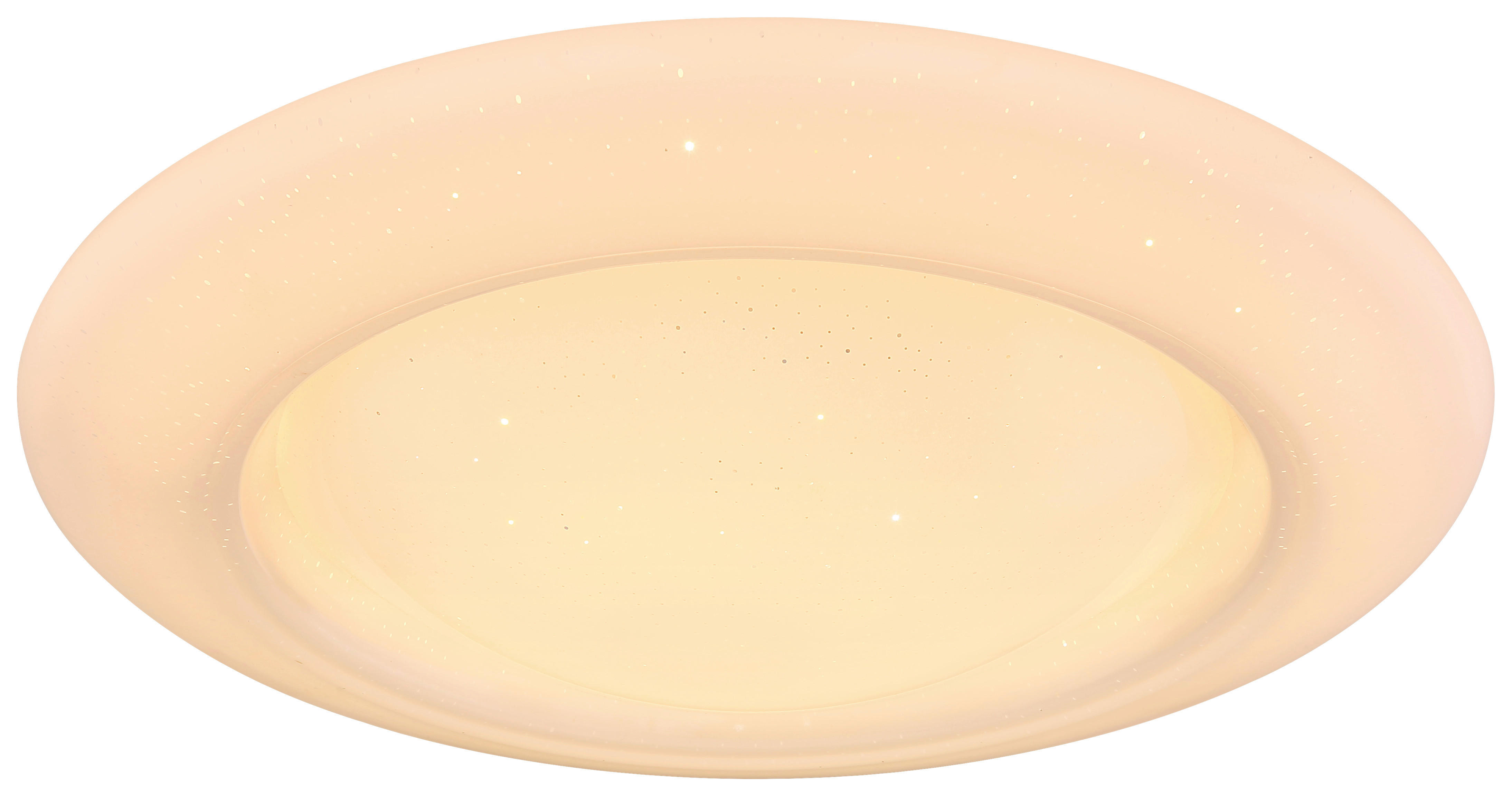 GLOBO LED-Deckenleuchte RAVA 48417-36 weiß Metall Kunststoff H/D: ca. 10,5x51 cm 2 Brennstellen RAVA - weiß (51,00/10,50cm) - GLOBO