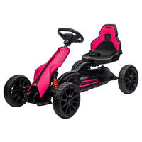 HOMCOM Go-Kart rosa B/H/L: ca. 58x58,5x100 cm Go-Kart - rosa (100,00/58,00/58,50cm) - HOMCOM