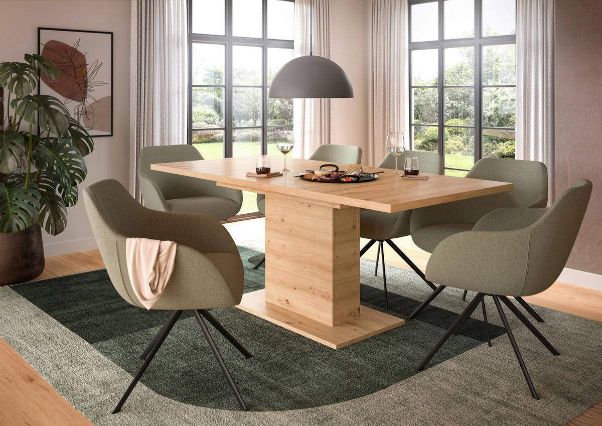 Esstisch MOTION Artisan Oak Nachbildung B/H/T: ca. 150x76x90 cm MOTION - (150,00/76,00/90,00cm) - xonox.home