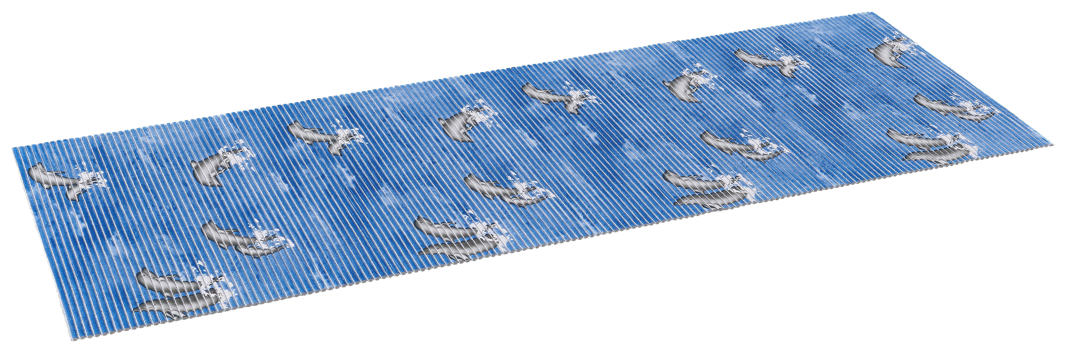 Weichschaummatte blau B/L: ca. 65x180 cm Weichschaummatte 65x180 Delphin - blau/weiß (65,00/180,00cm)