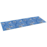 Weichschaummatte blau B/L: ca. 65x180 cm Weichschaummatte 65x180 Delphin - blau/weiß (65,00/180,00cm)