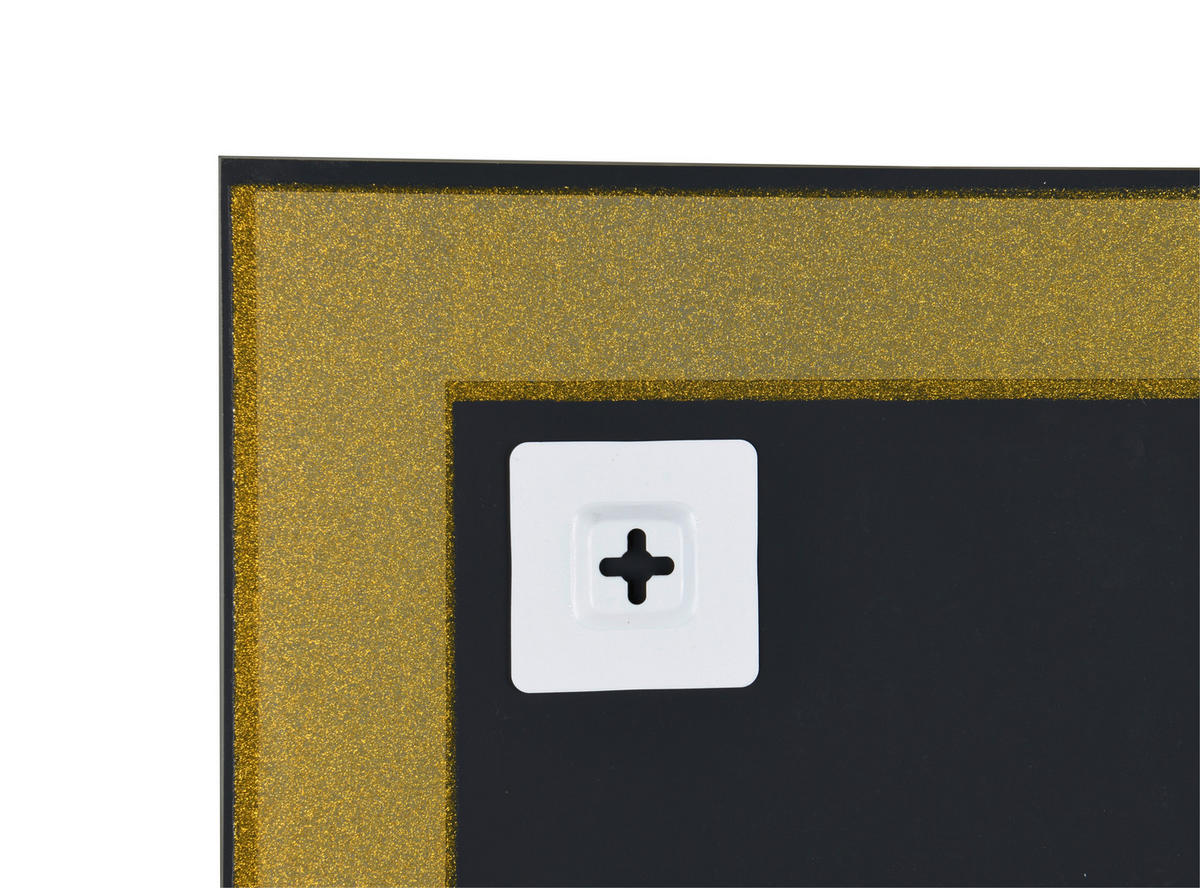 Digitaldruckspiegel Alina gold glitzernd B/H: ca. 50x140 cm Alina - gold (50,00/140,00cm)