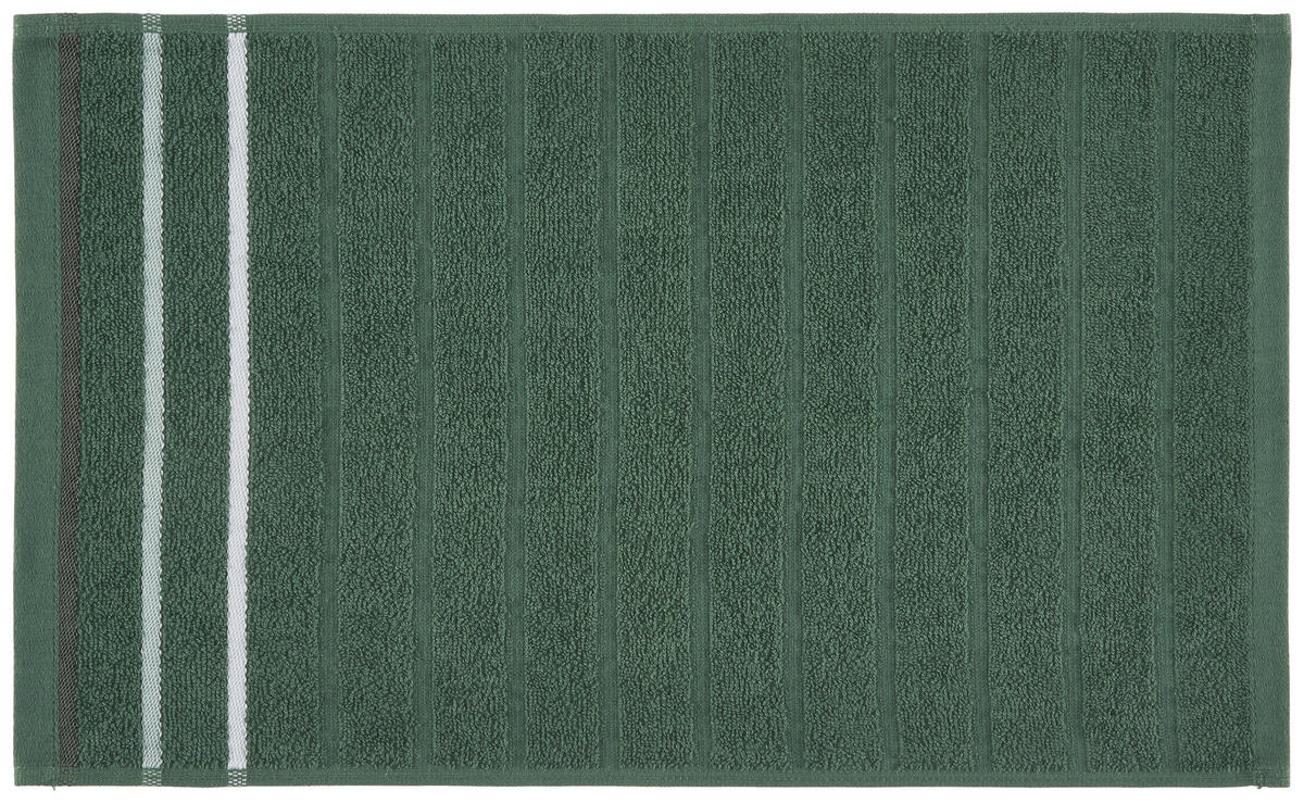 oh cosy Gästetuch Marta Marta - dunkelgrün (30,00/50,00cm) - oh cosy