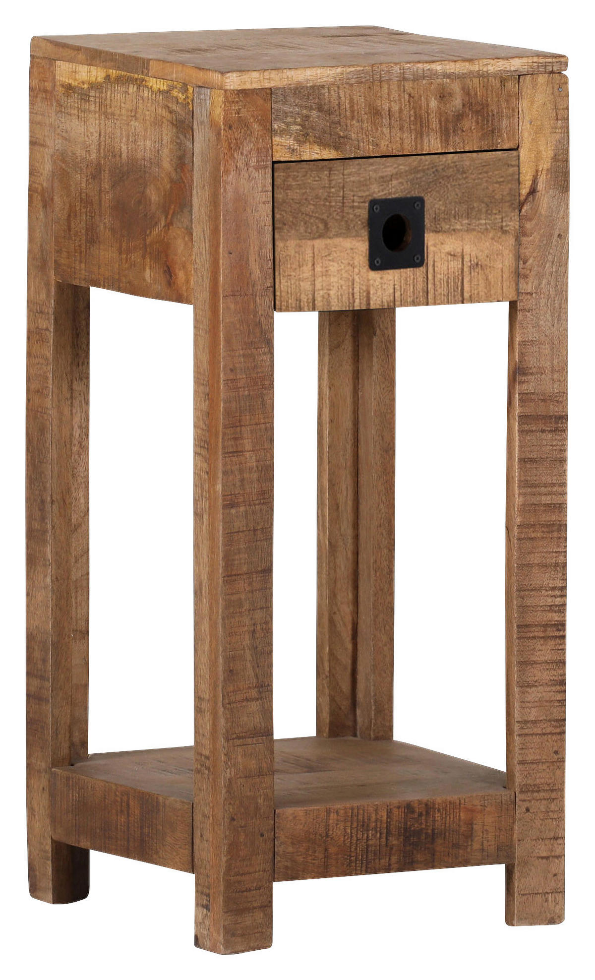 Beistelltisch Kongo sägerau natur B/H/T: ca. 28x60x28 cm Kongo - natur/sägerau (28,00/60,00/28,00cm)