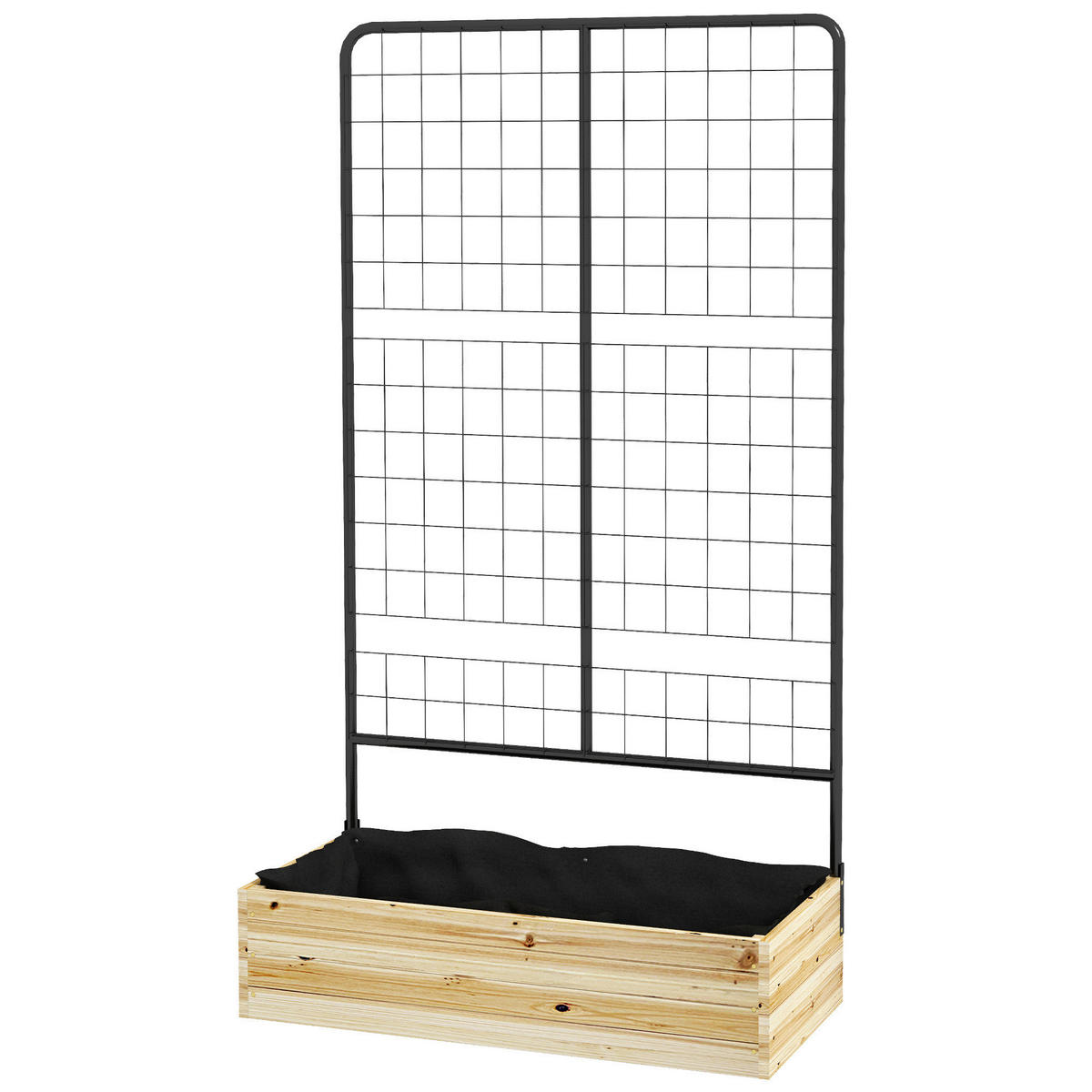 Outsunny Gartenbeet natur Polypropylen B/H/L: ca. 38x80x145 cm Gartenbeet - natur (145,00/38,00/80,00cm) - Outsunny