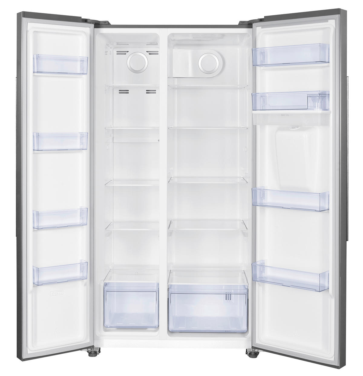 PKM Side-by-Side SBSKS6.15E Inox B/H/T: ca. 90x177x66 cm Side-by-Side SBSKS6.15E - Inox (90,00/177,00/66,00cm) - PKM