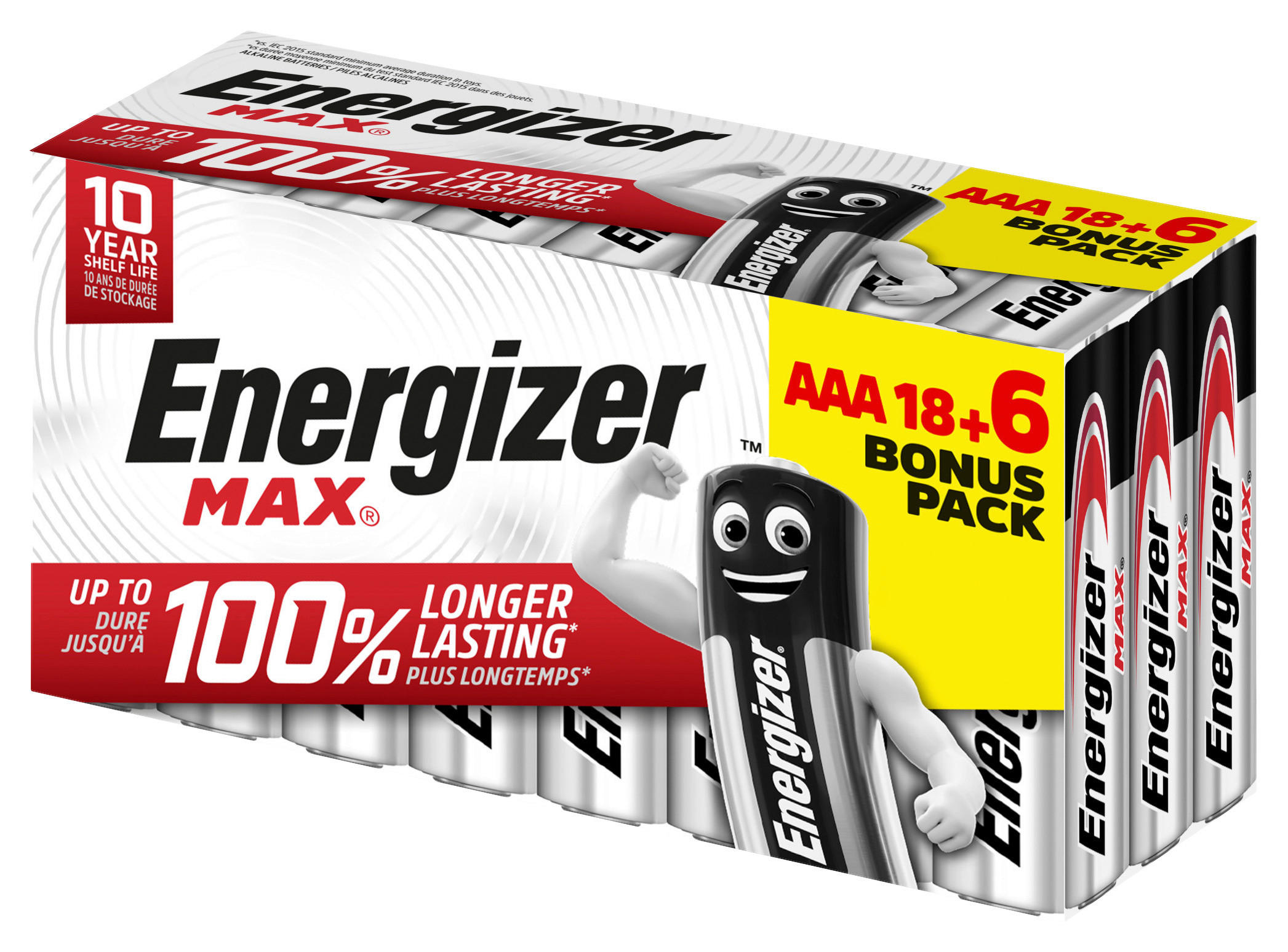 Energizer Batterie Batterie_AAA_Energizer_Max_18+6 - Energizer