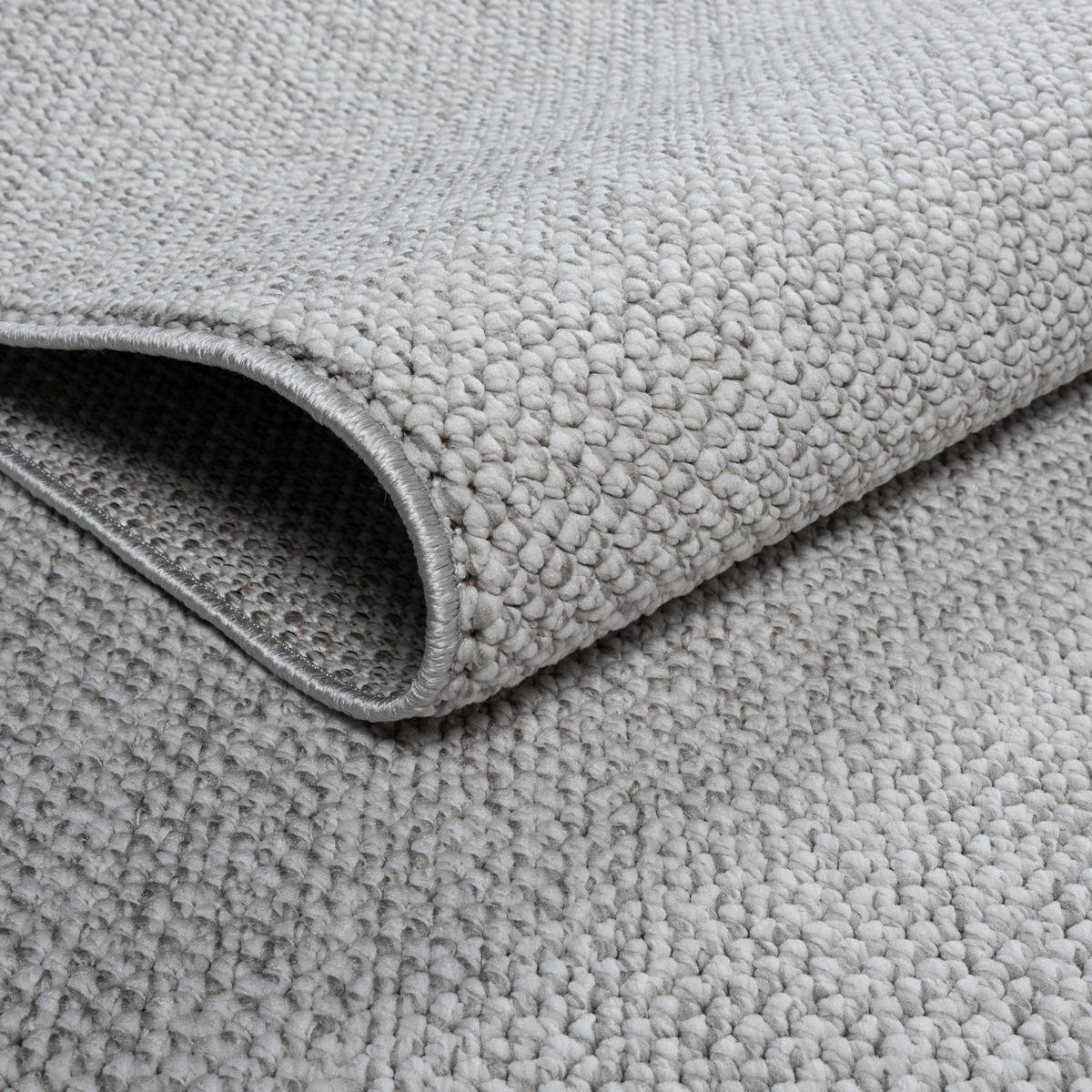 Sanat Teppich LORA PLUS hellgrau B/L: ca. 60x110 cm LORA PLUS - hellgrau (60,00/110,00cm) - Sanat