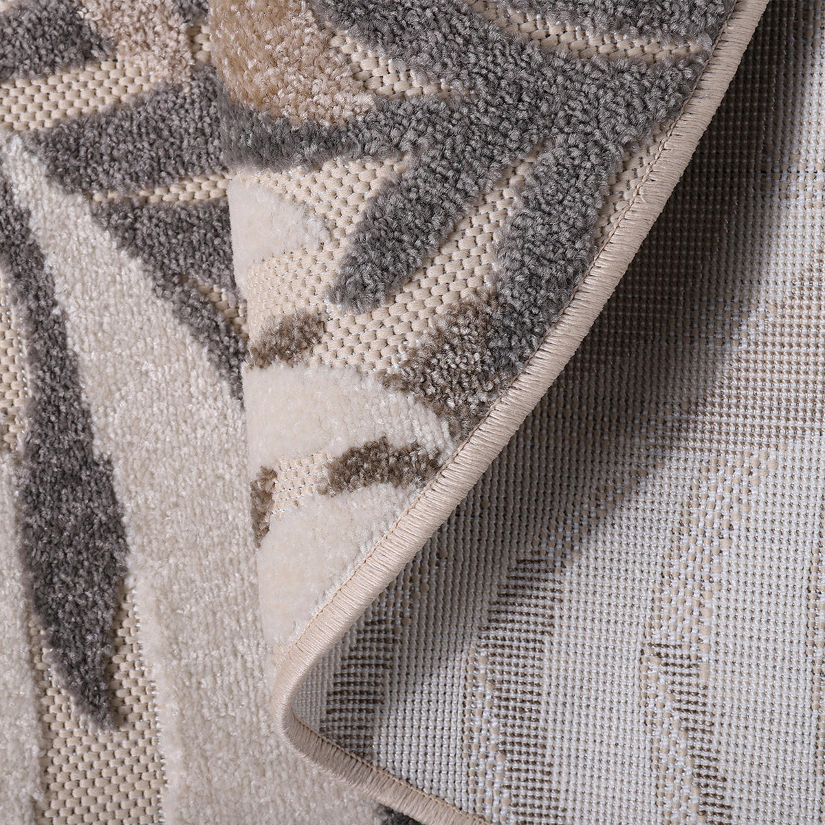 Sanat Outdoorteppich FLORAL creme B/L: ca. 120x120 cm FLORAL - creme (120,00/120,00cm) - Sanat
