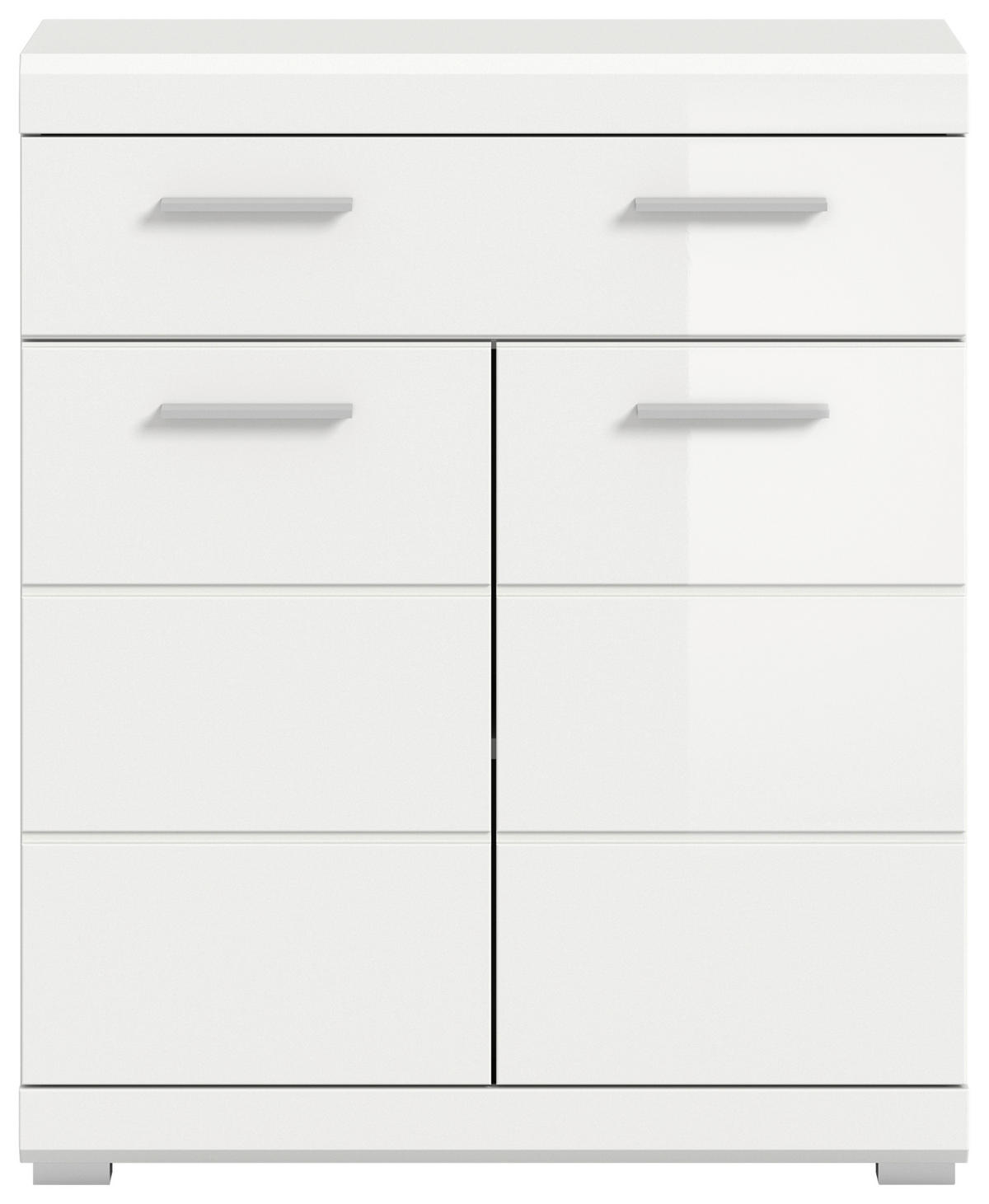 Schrank Scout weiß weiß Hochglanz B/H/T: ca. 74x88x31 cm Scout - weiß (74,00/88,00/31,00cm) - xonox.home