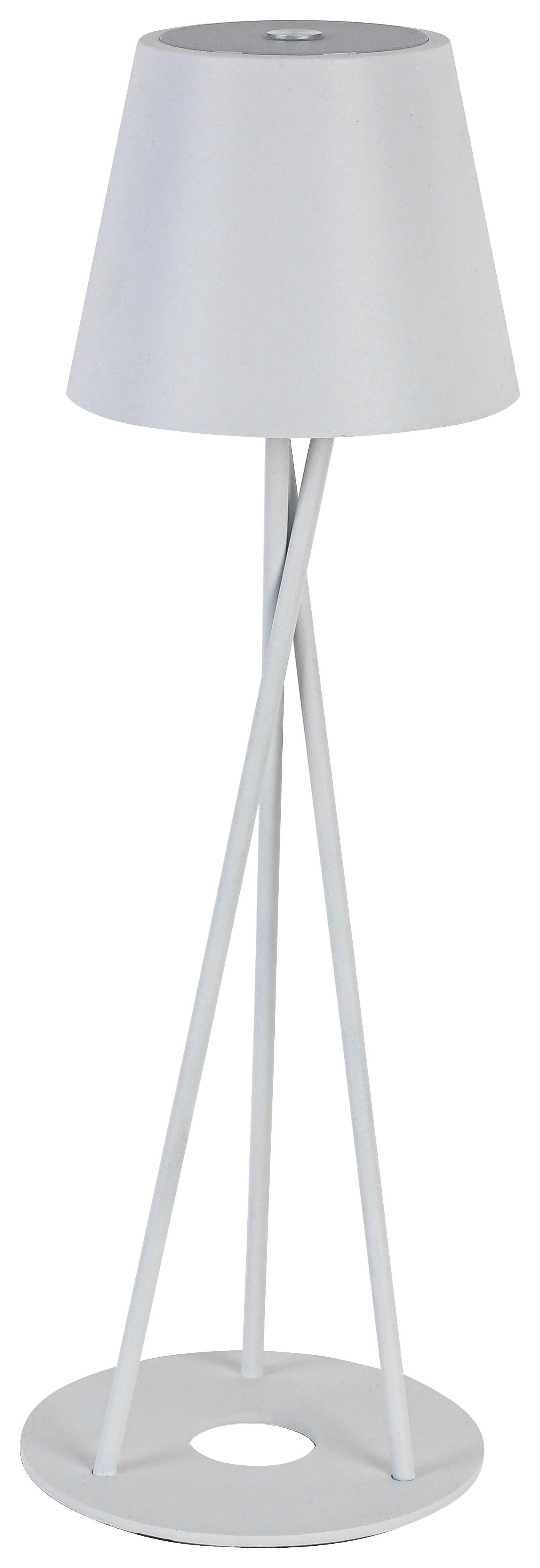 Tischleuchte weiß H/D: ca. 36x11 cm Akku-Tischleuchte_Malmö weiß - weiß (11,00/36,00cm) - Nolo Lighting