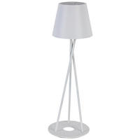 Tischleuchte weiß H/D: ca. 36x11 cm Akku-Tischleuchte_Malmö weiß - weiß (11,00/36,00cm) - Nolo Lighting