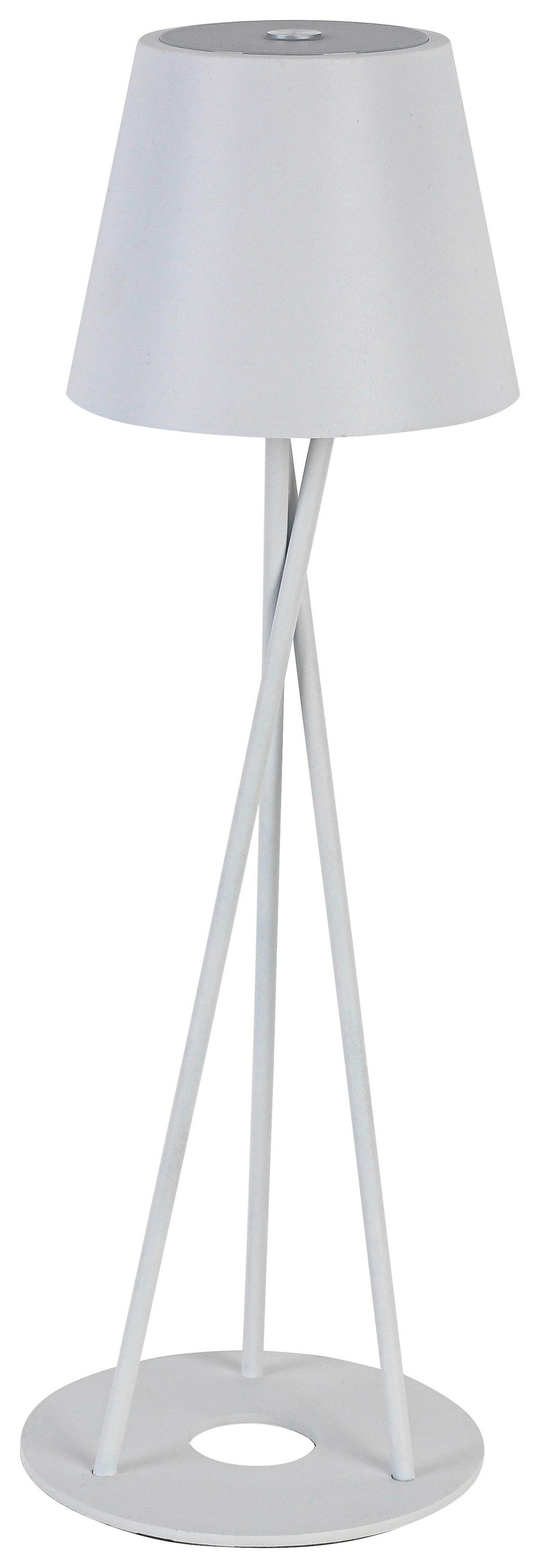 Tischleuchte weiß H/D: ca. 36x11 cm Akku-Tischleuchte_Malmö weiß - weiß (11,00/36,00cm) - Nolo Lighting
