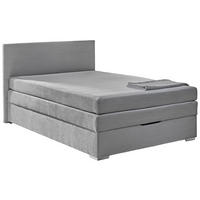 Boxspringbett Porto grau Liegefläche B/L: ca. 140x200 cm Porto - grau (147,00/105,00/211,00cm)