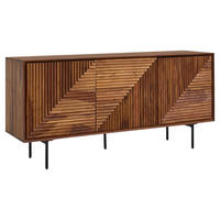Sideboard rosenholz Nachbildung B/H/T: ca. 148x72x40 cm Sideboard - rosenholz (148,00/72,00/40,00cm) - Wohnling