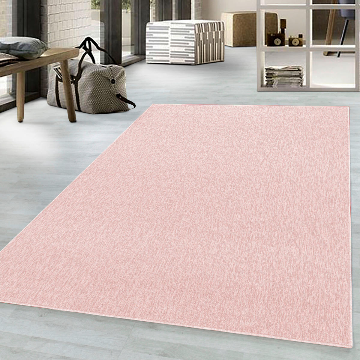 Ayyildiz Teppich NIZZA rosa B/L: ca. 60x100 cm NIZZA - rosa (60,00/100,00cm) - Ayyildiz