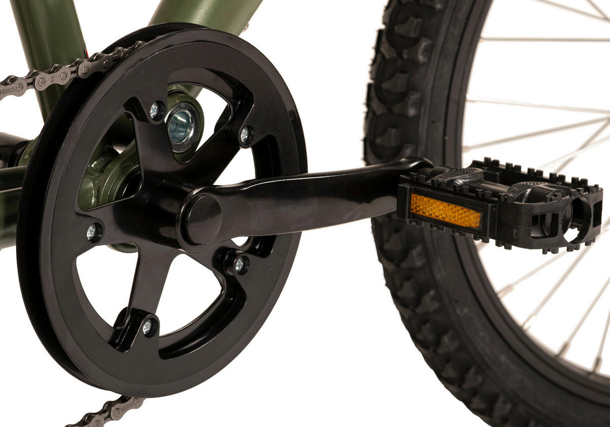 WYLD Kinder-Mountainbike Zodiac ZODIAC 20 Zoll Rahmenhöhe 31 cm 6 Gänge grün grün ca. 20 Zoll Zodiac - grün - WYLD
