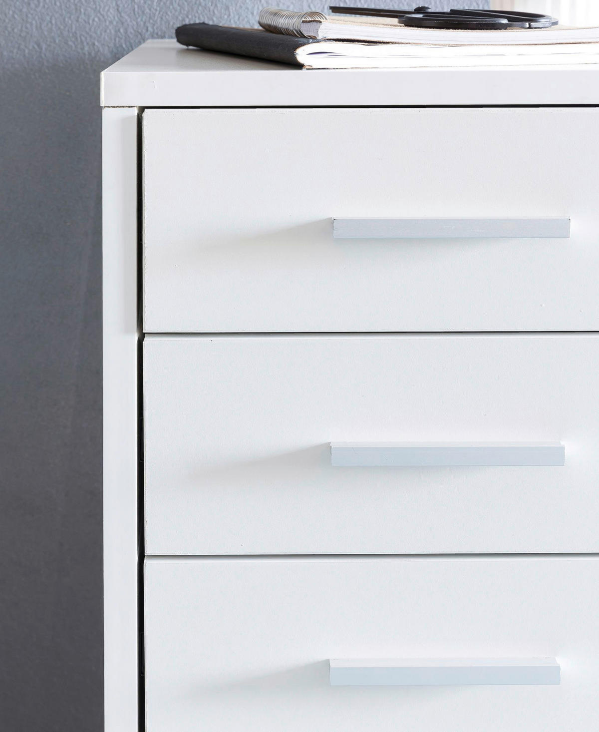 Rollcontainer braun Spanplatte B/H/T: ca. 33x63x63 cm Rollcontainer - braun (33,00/63,00/63,00cm) - Wohnling