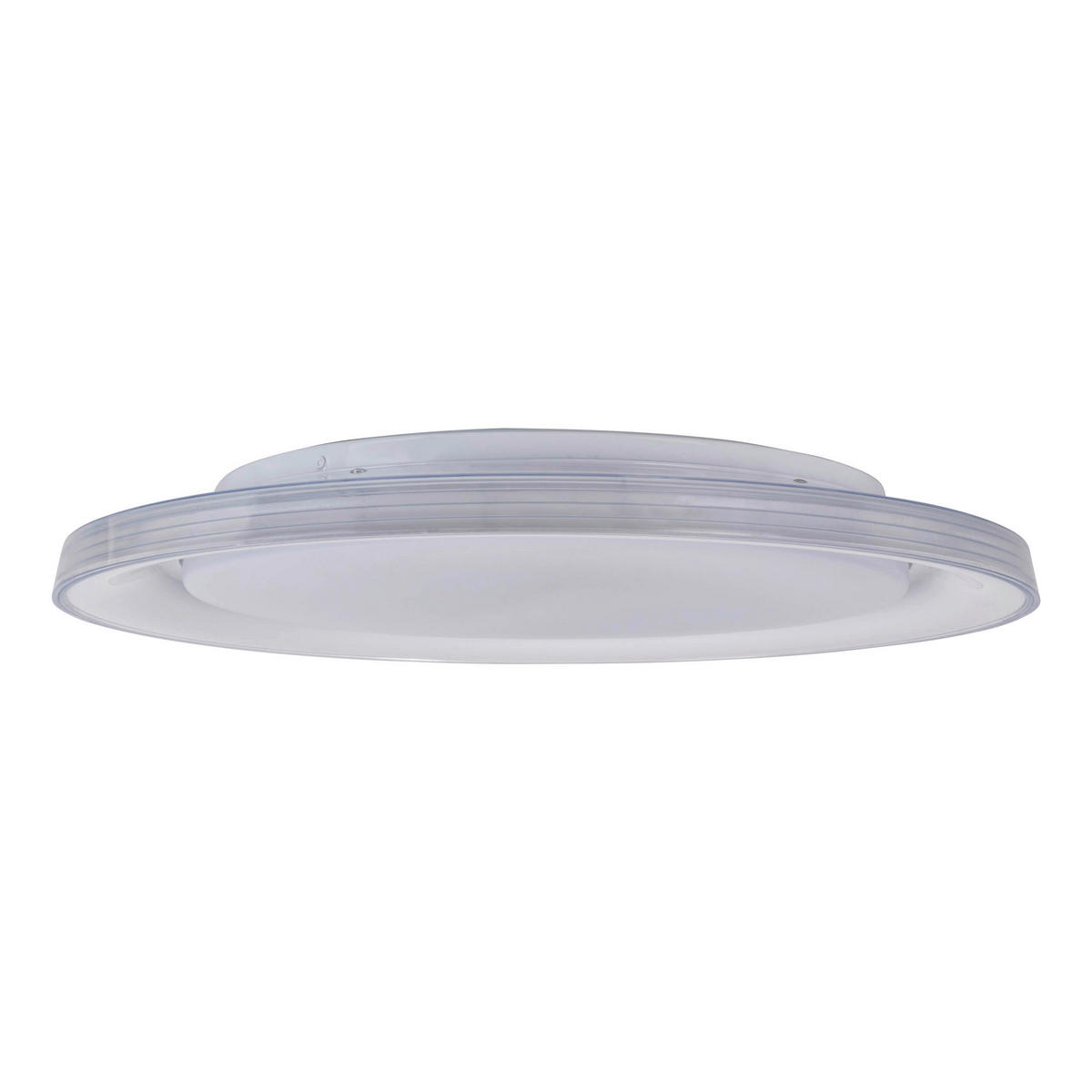 Näve Leuchten LED-Deckenleuchte weiß Metall Kunststoff B/H/T/D: ca. 50,5x7,5x50,5x50,5 cm CLAIRE - weiß (50,50/7,50/50,50cm) - Näve Leuchten