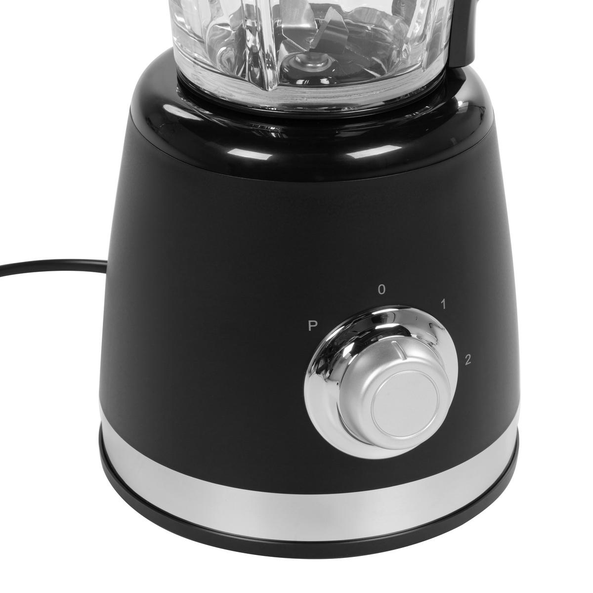 POCOline Standmixer schwarz Glas B/H/L: ca. 18,8x39,2x20,4 cm Standmixer_Retro_Retromix - schwarz (20,40/18,80/39,20cm) - POCOline