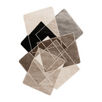 Obsession Teppich My Frost taupe B/L: ca. 160x230 cm My Frost - taupe (160,00/230,00cm) - Obsession