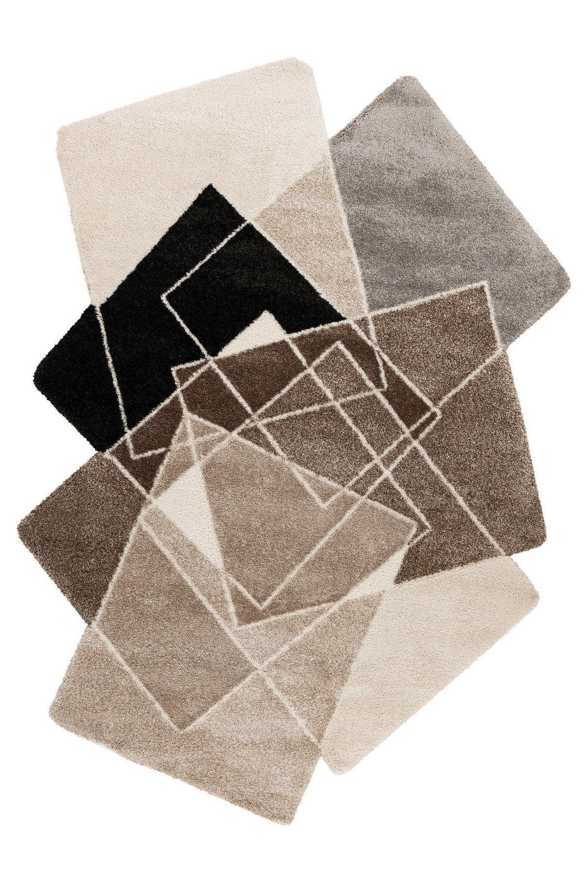 Obsession Teppich My Frost taupe B/L: ca. 160x230 cm My Frost - taupe (160,00/230,00cm) - Obsession