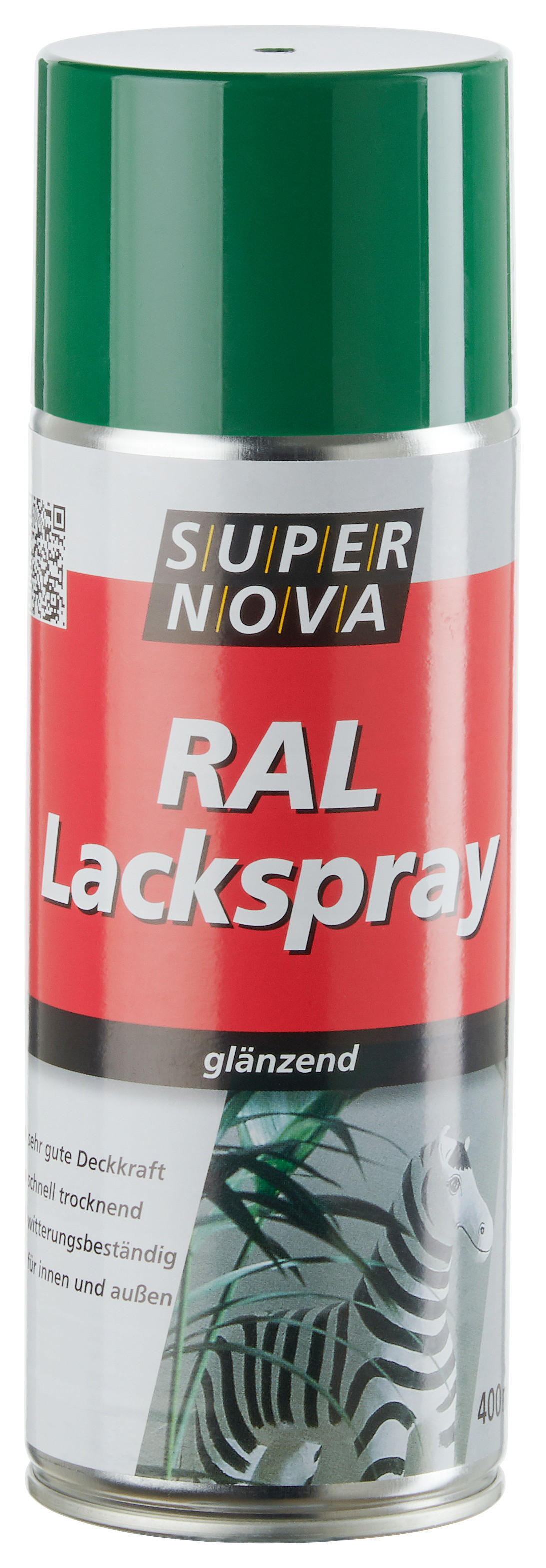 Super-Nova Lackspray moosgrün glänzend ca. 0,4 l Lackspray 400ml - moosgrün (400ml)