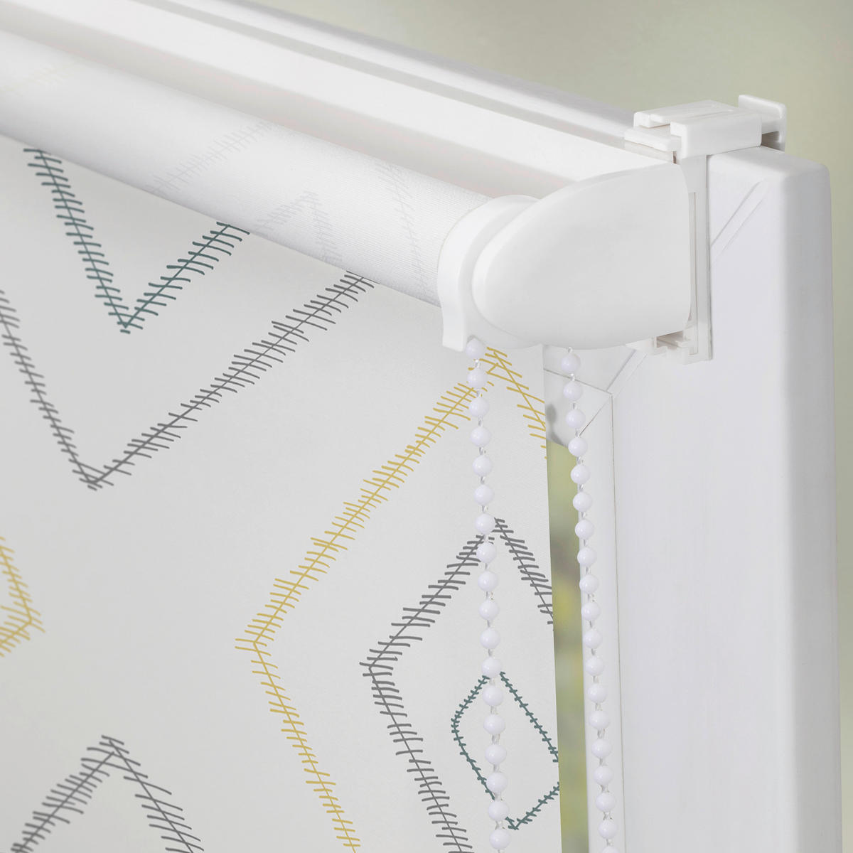 Verdunkelungsrollo Stripy Boho beige B/L: ca. 100x150 cm Stripy Boho - beige (100,00/150,00cm) - LICHTBLICK