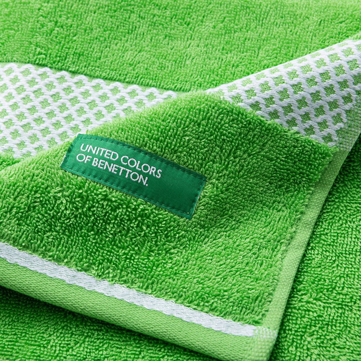Handtuch SUMMER grün Baumwolle B/L: ca. 50x90 cm SUMMER - grün (50,00/90,00cm) - BENETTON