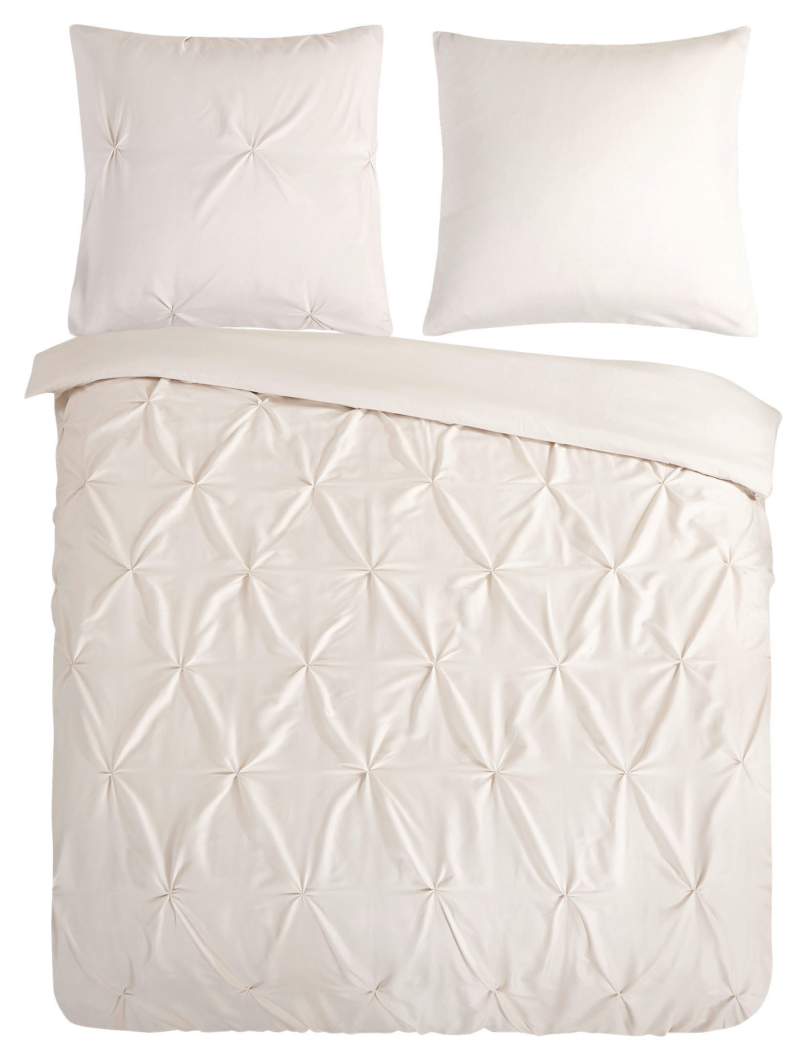 Bettwäsche Elegance sand Polyester B/L: ca. 200x200 cm Elegance - sand (200,00/200,00cm) - Pure