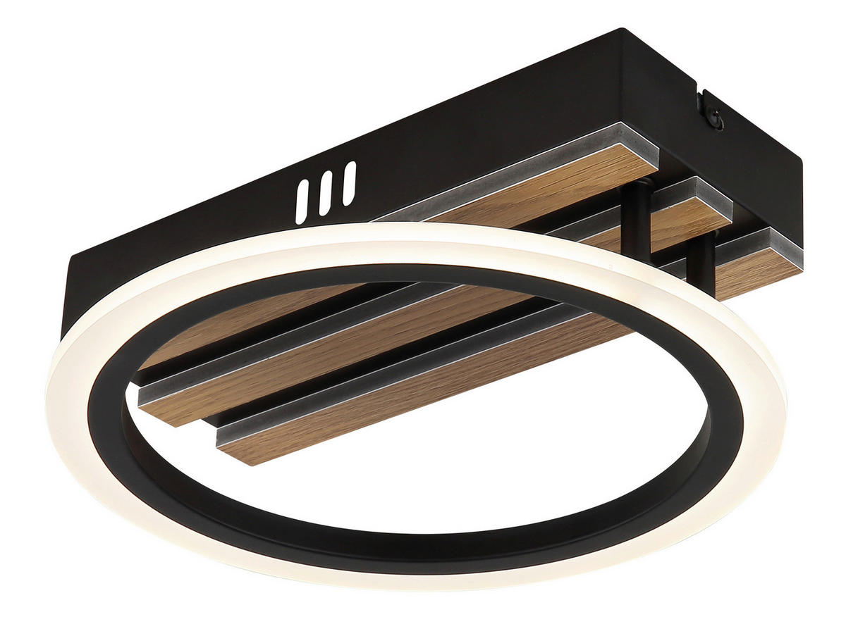 GLOBO Deckenventilator Deckenleuchte-Blevins - schwarz (30,00/30,00/12,00cm) - GLOBO