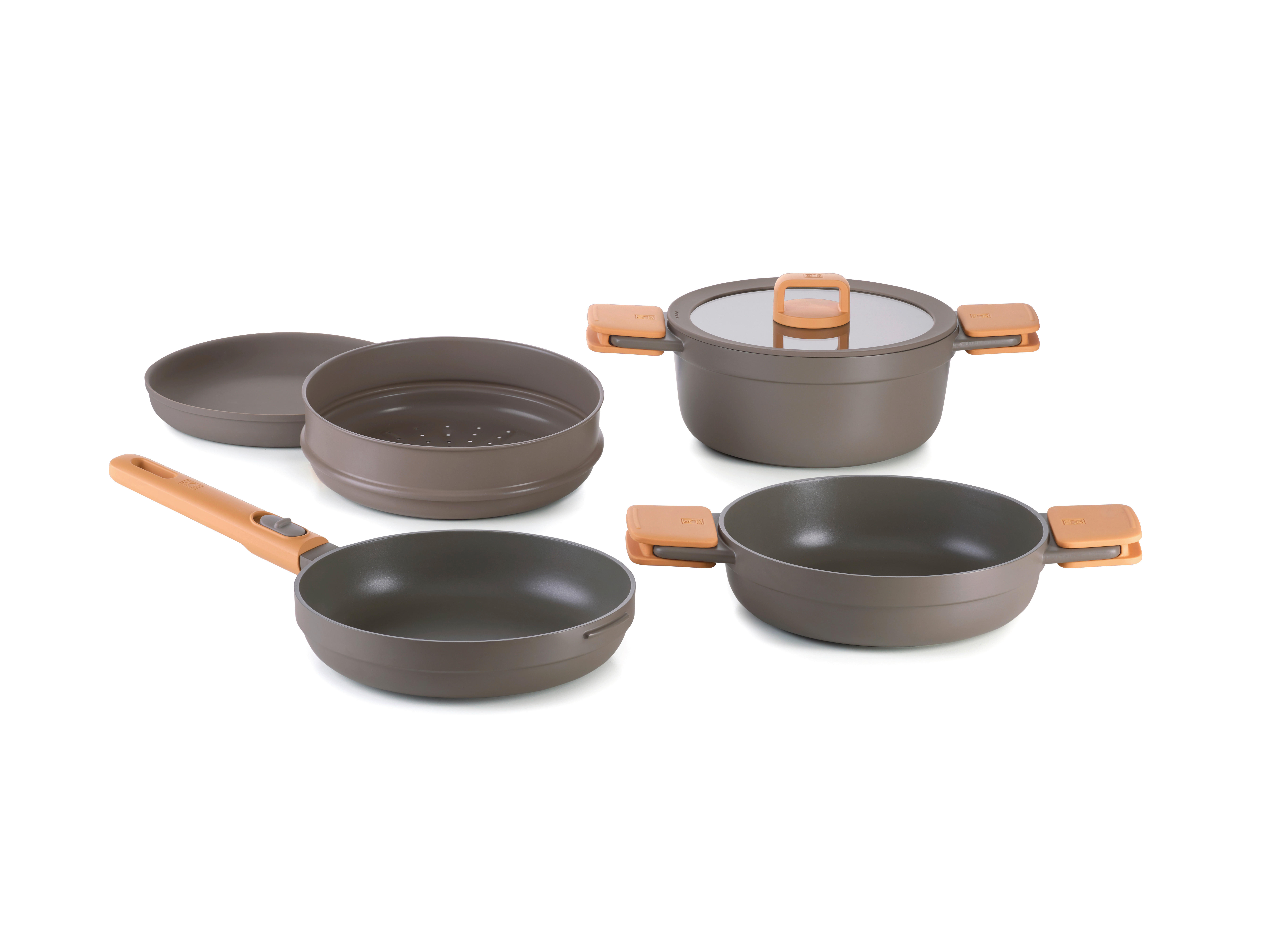 BRA Kochgeschirrset Compac anthrazit Aluminium 4 tlg. Compac - anthrazit - BRA