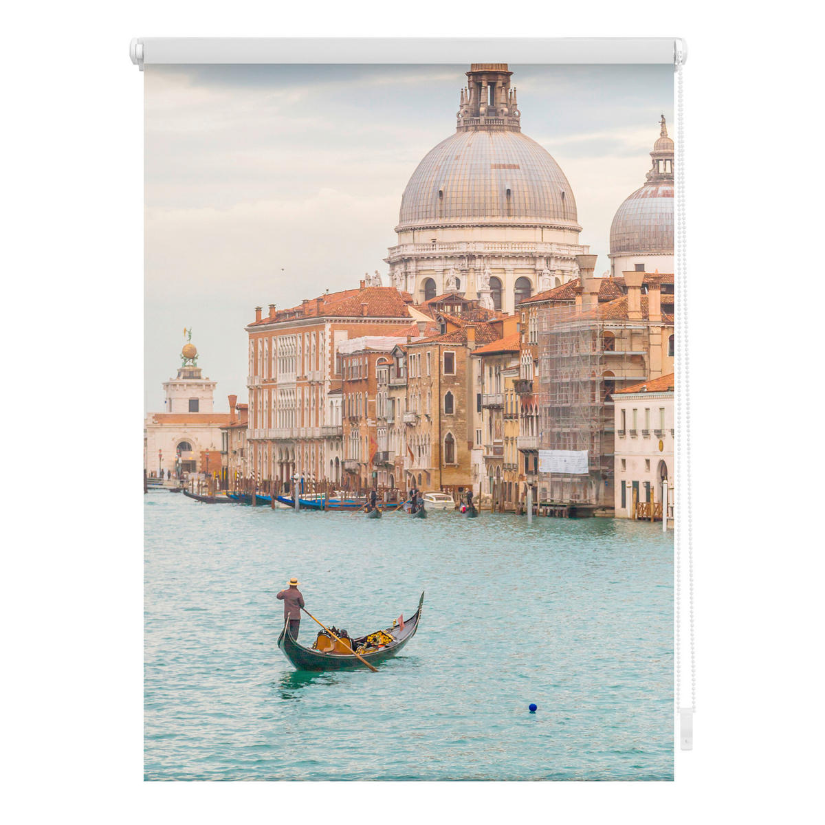 Verdunkelungsrollo Venedig Canal Grande blau B/L: ca. 80x150 cm Venedig Canal Grande - blau (80,00/150,00cm) - LICHTBLICK