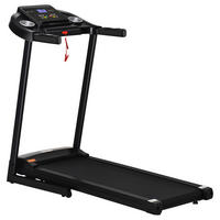 HOMCOM Fitness-Zubehör grau Polypropylen B/H/L: ca. 60x134x118 cm Laufband - schwarz/grau (118,00/60,00/134,00cm) - HOMCOM