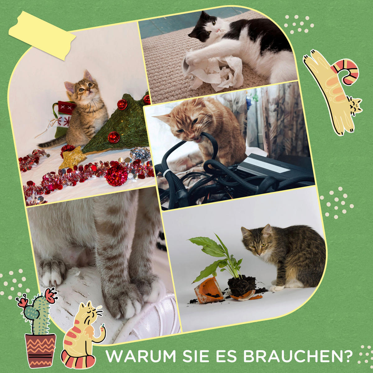 PawHut Tier-Zubehör weiß Polypropylen B/H/L: ca. 30x1,5x60 cm Kratzmatte - Eiche/weiß (60,00/30,00/1,50cm) - PawHut