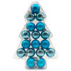 POCOline Weihnachtskugel petrol B/H/L: ca. 5x5x5 cm Weihnachtskugeln_17tlg. - petrol (5,00/5,00/5,00cm) - POCOline