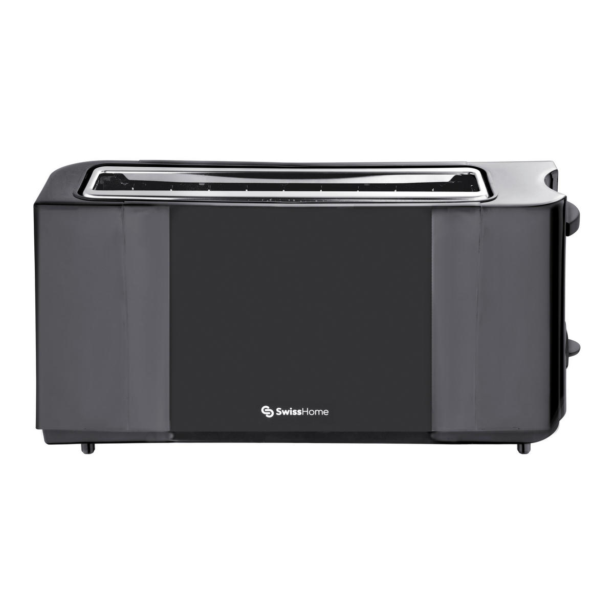 SWISS HOME Toaster schwarz B/H/L: ca. 27x24x8 cm PETIT - schwarz (8,00/27,00/24,00cm) - SWISS HOME