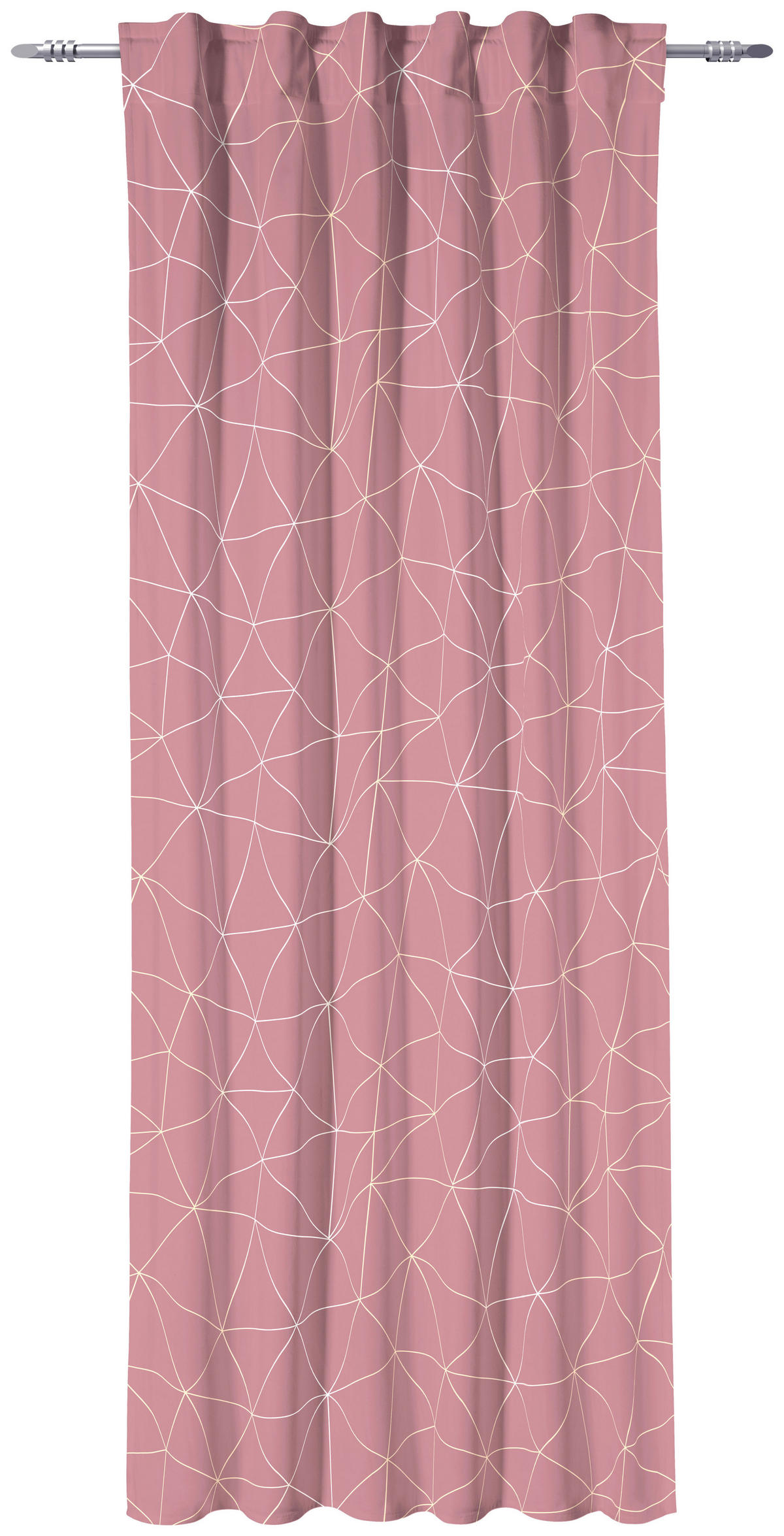 Verdunklungsvorhang Nizza rosa B/L: ca. 135x235 cm Nizza - roségold/rosa (135,00/235,00cm)