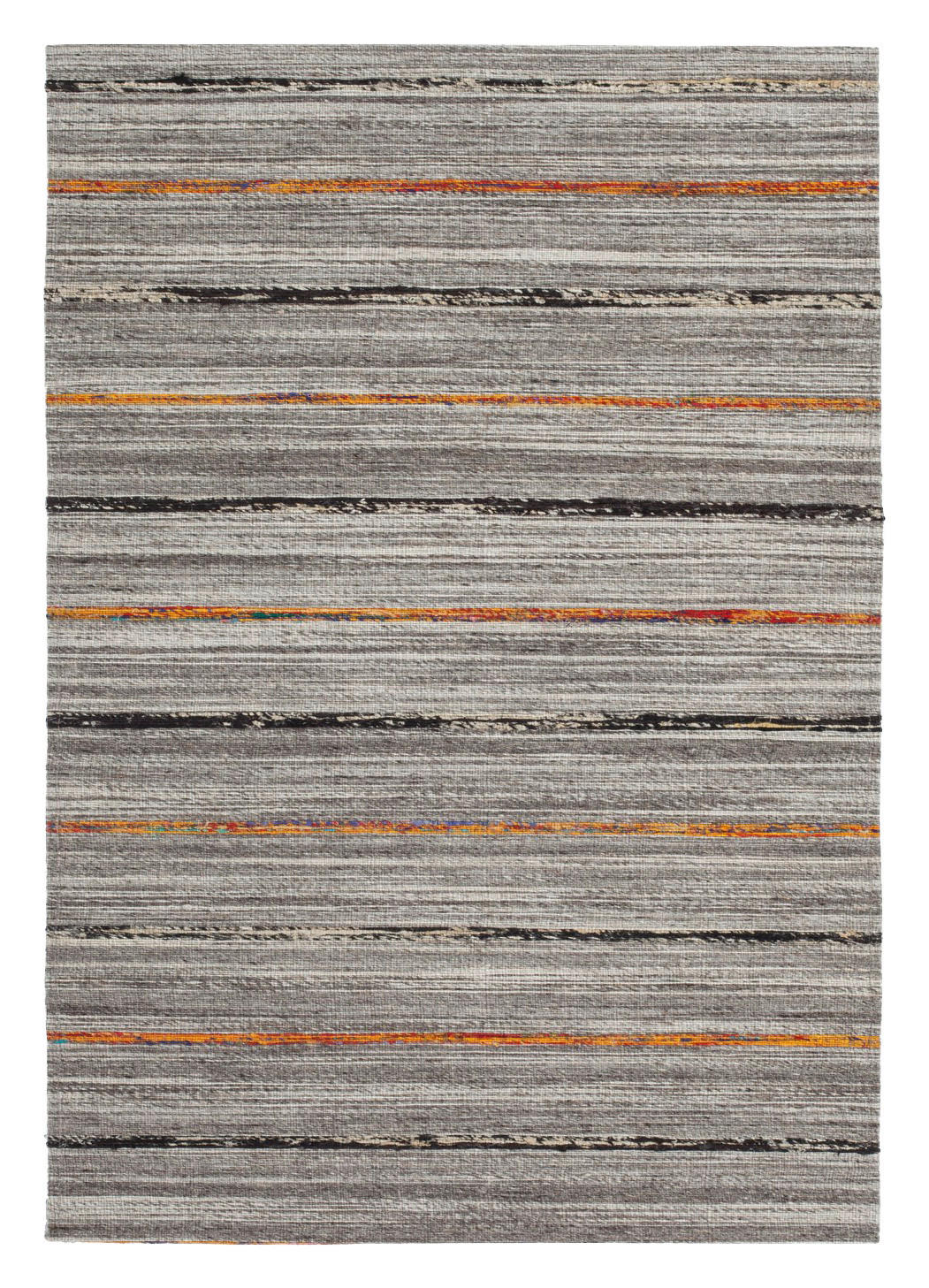 Kayoom Kurzflorteppich Duarte 110 creme B/L: ca. 120x170 cm Duarte 110 - orange/creme (120,00/170,00cm) - Kayoom