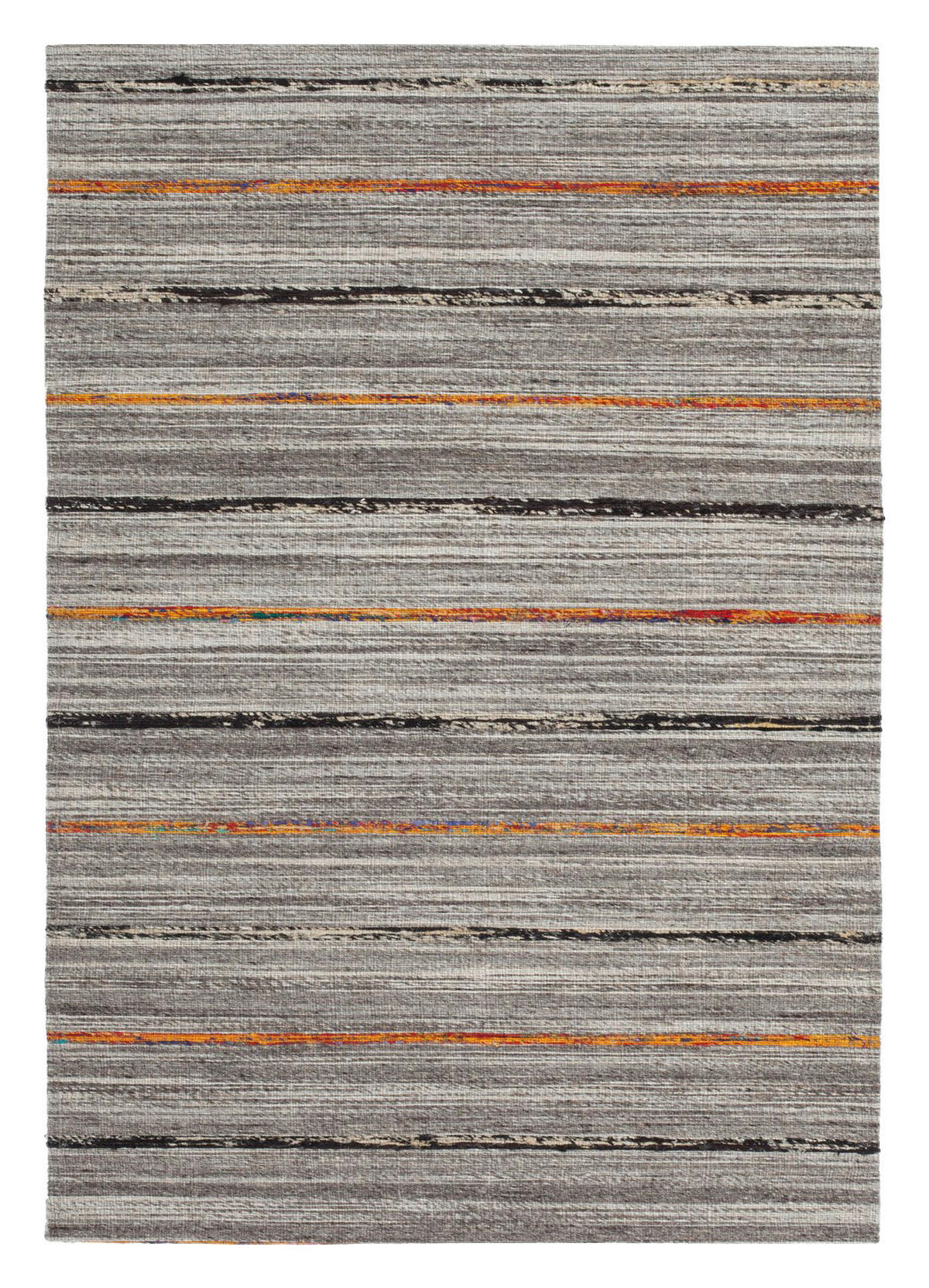 Kayoom Kurzflorteppich Duarte 110 creme B/L: ca. 120x170 cm Duarte 110 - orange/creme (120,00/170,00cm) - Kayoom