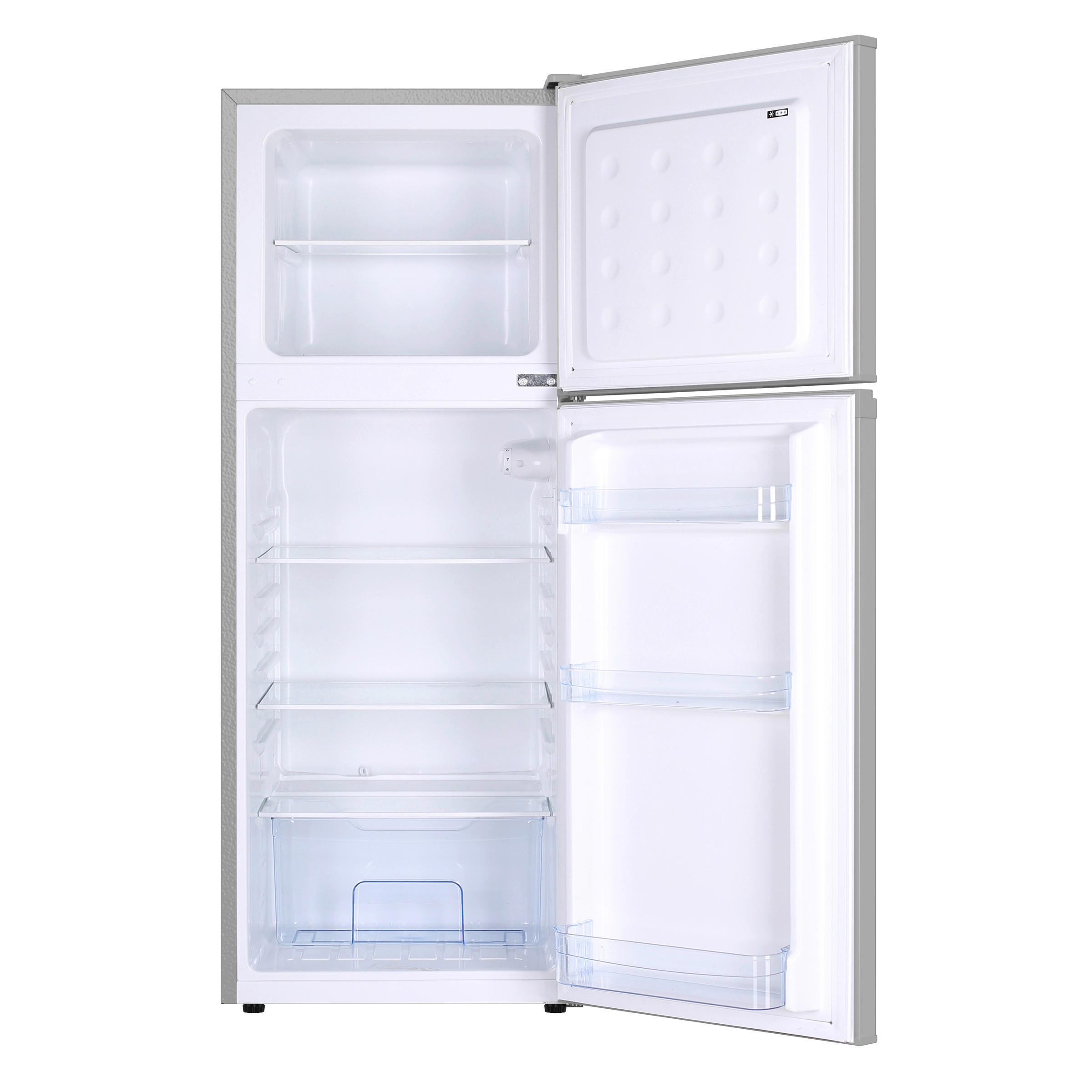 POCOline Kühl-/Gefrierkombination KGK125-132EIX Inox B/H/T: ca. 45x125x49 cm Kühl-/Gefrierkombi KGK 125-132 EIX - Inox (45,00/125,00/49,00cm) - POCOline