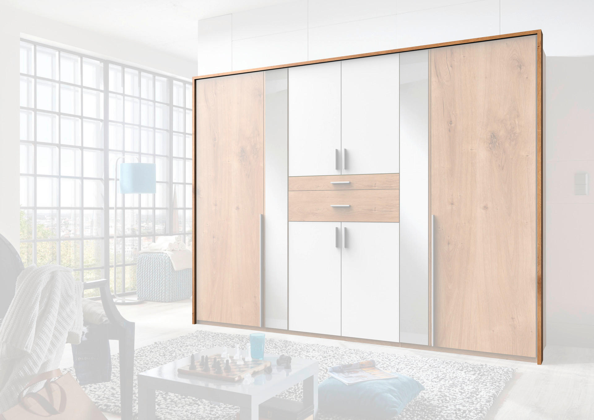 Passepartoutrahmen Odessa Plankeneiche Nachbildung B/H/T: ca. 273x210x12 cm Odessa - (273,00/210,00/12,00cm)