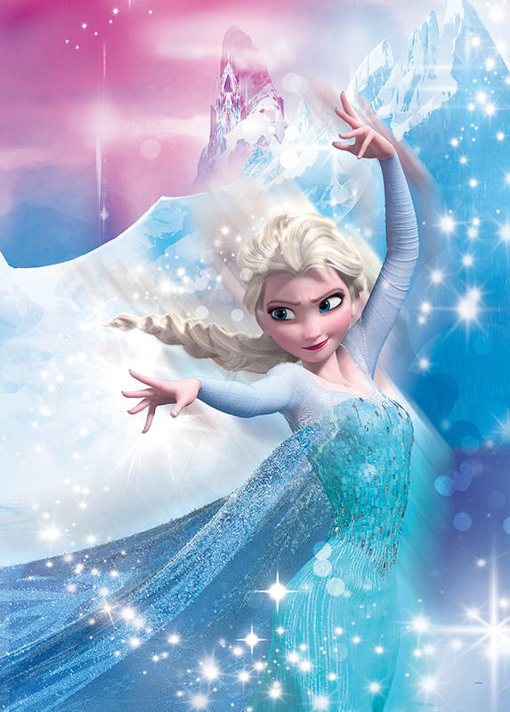 Komar Poster Frozen 2 Elsa Action Disney B/L: ca. 50x70 cm Frozen 2 Elsa Action - (50,00/70,00cm) - Komar