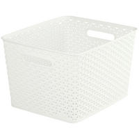 Curver Aufbewahrungskorb creme B/H/L: ca. 29,5x22x33,5 cm Aufbewahrungskorb_MyStyle - creme (33,50/29,50/22,00cm) - Curver