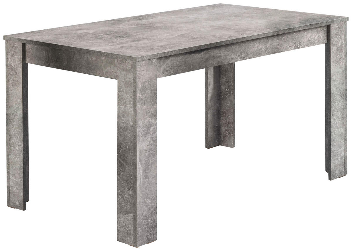 Tisch NEPAL Beton Optik B/H/T: ca. 140x75x80 cm NEPAL - Beton (140,00/75,00/80,00cm) - byLIVING
