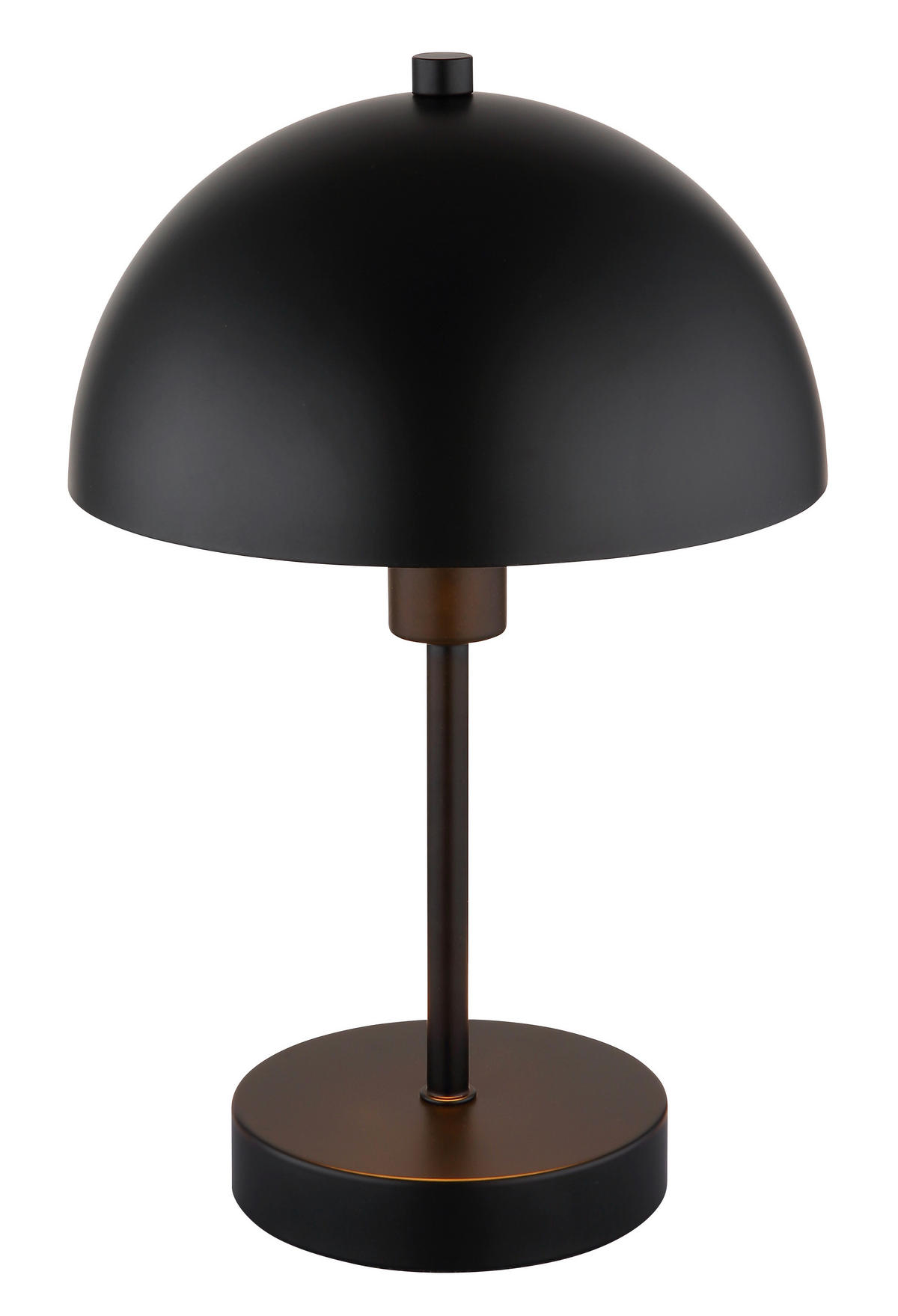 GLOBO Tischleuchte mattschwarz Metall H/D: ca. 31x20 cm E14 1 Brennstellen Atoma - mattschwarz (20,00/31,00cm) - GLOBO