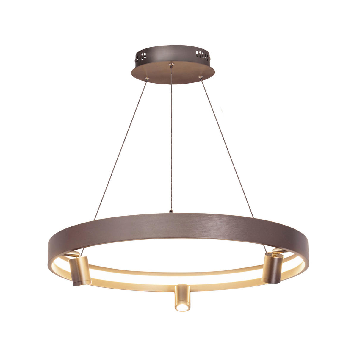 Näve Leuchten LED-Pendelleuchte stahlgrau Kunststoff Metall B/H/T/D: ca. 58x150x58x58 cm TRISTAN - stahlgrau (58,00/150,00/58,00cm) - Näve Leuchten